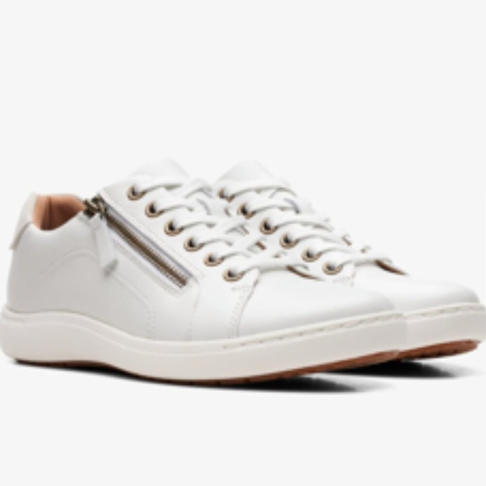 CLARKS NALLE LEATHER SNEAKERS WOMEN'S SZ. 11M